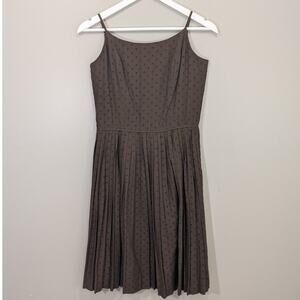 Isaac Mizrahi for Target Dress Brown Eyelet Cotton - Size 4